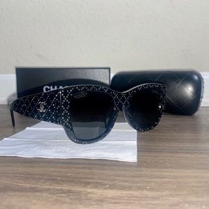 Chanel Crystal Sunglasses